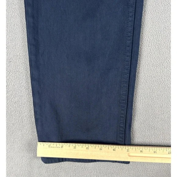 7 For All Mankind Pants Mens 34x32 Blue Slimmy Stretch Quiet Luxury Minimalist - Picture 6 of 11